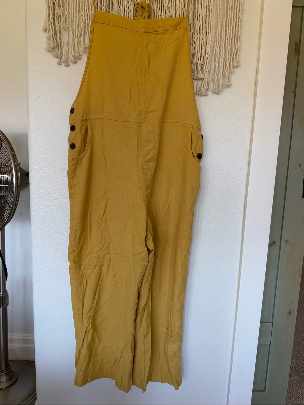 Ripcurl Mustard Wide-Leg Women's Jumpsuit